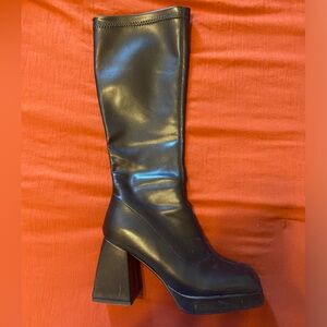 Platform Knee High Boots